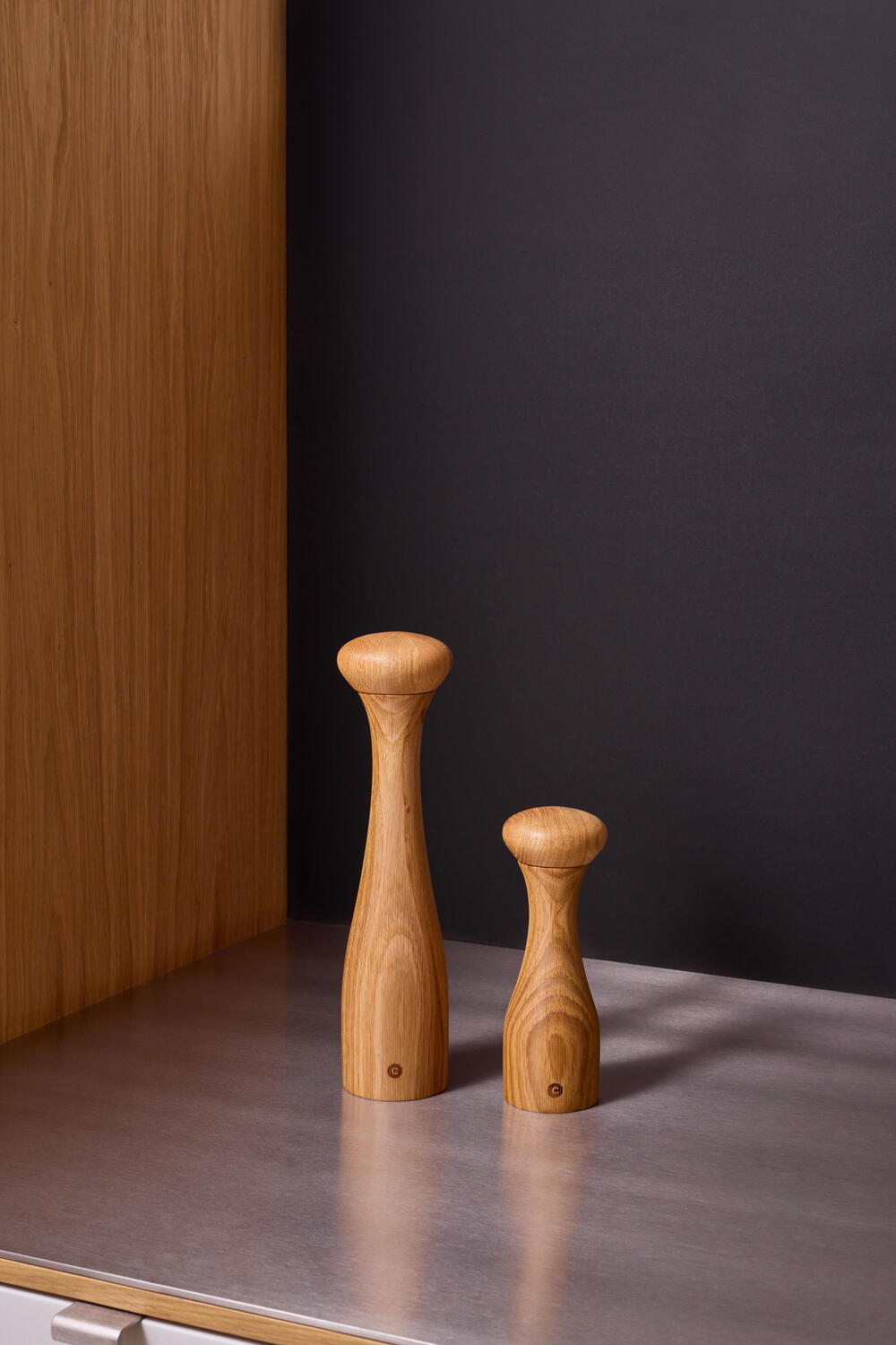 Lyon kværn, natur - H30 cm